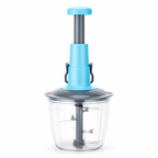 2L Stainless Steel Push Chopper – Hand Press Vegetable Cutter