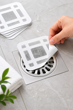 Bathroom Drain Hair Strainer Stickers – Pack of 10