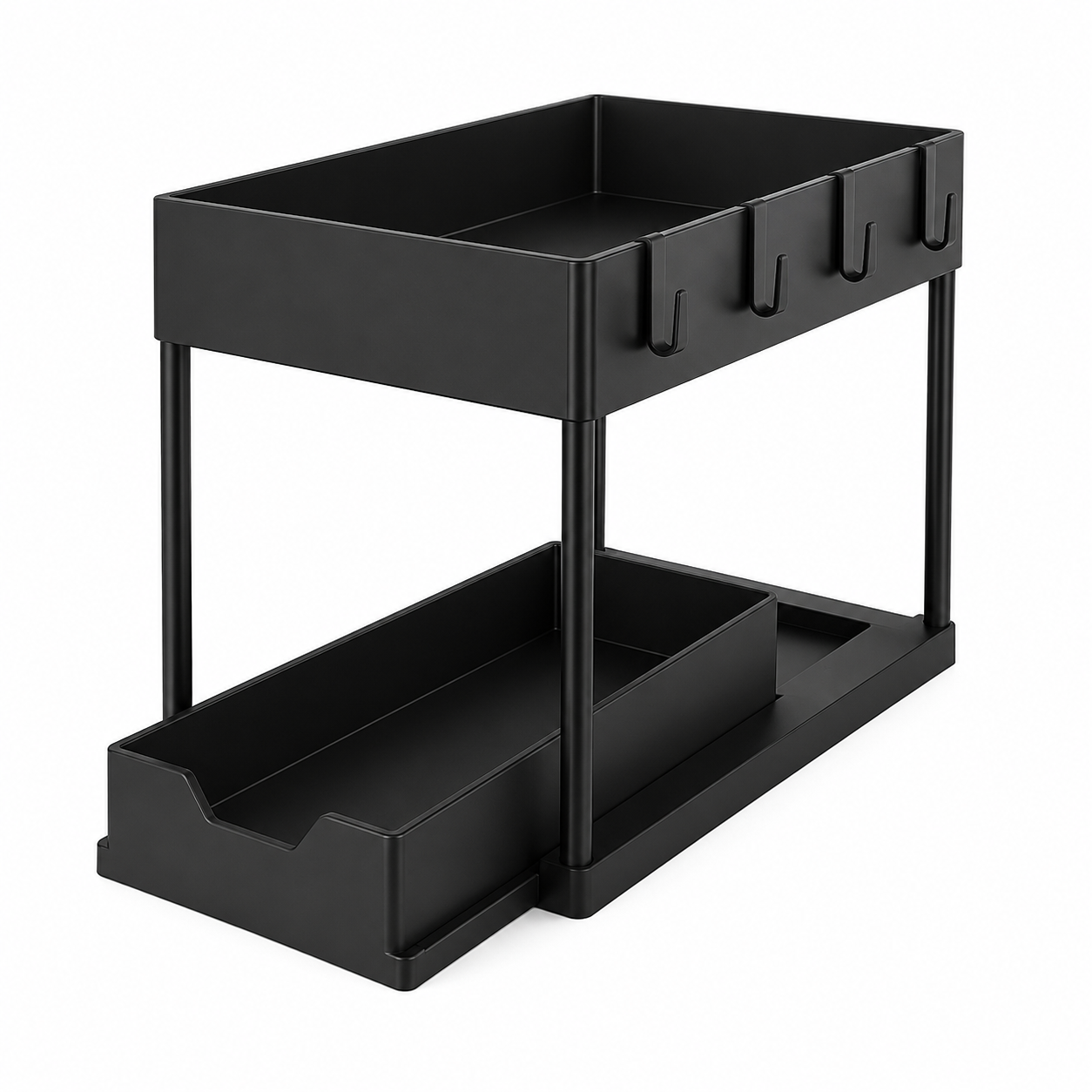 Under Sink Storage Organizer – 2 Tier Multipurpose Rack