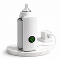 Rechargeable Baby Milk Warmer – Digital LED Bottle Insulation Cover