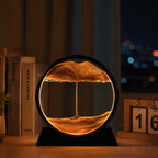 Dynamic Sand Art Lamp 7 Inch – Moving Liquid Motion Picture Frame