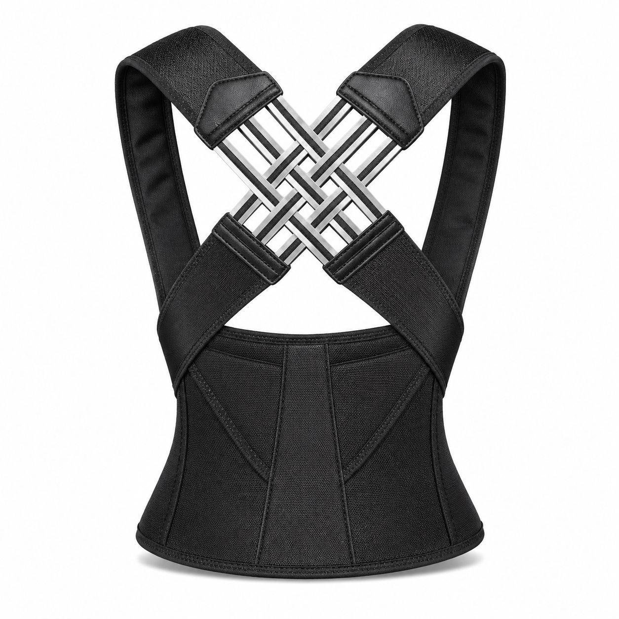 Back Posture Corrector Belt – Metal Support Rod Brace