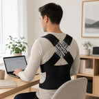 Back Posture Corrector Belt – Metal Support Rod Brace