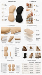 Butterfly Heel Grip Insole Pads – Anti-Slip Cushion for High Heels