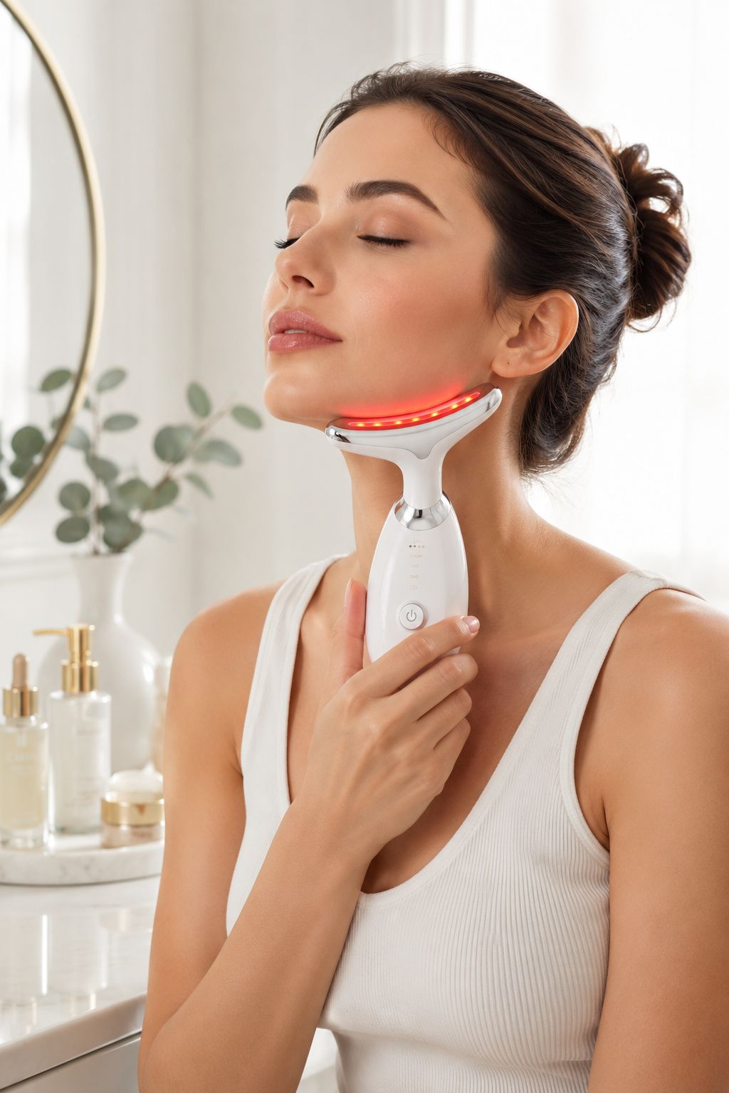 7-Color LED Face & Neck Massager