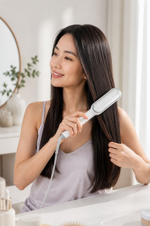 909 Ceramic Hair Straightener Brush