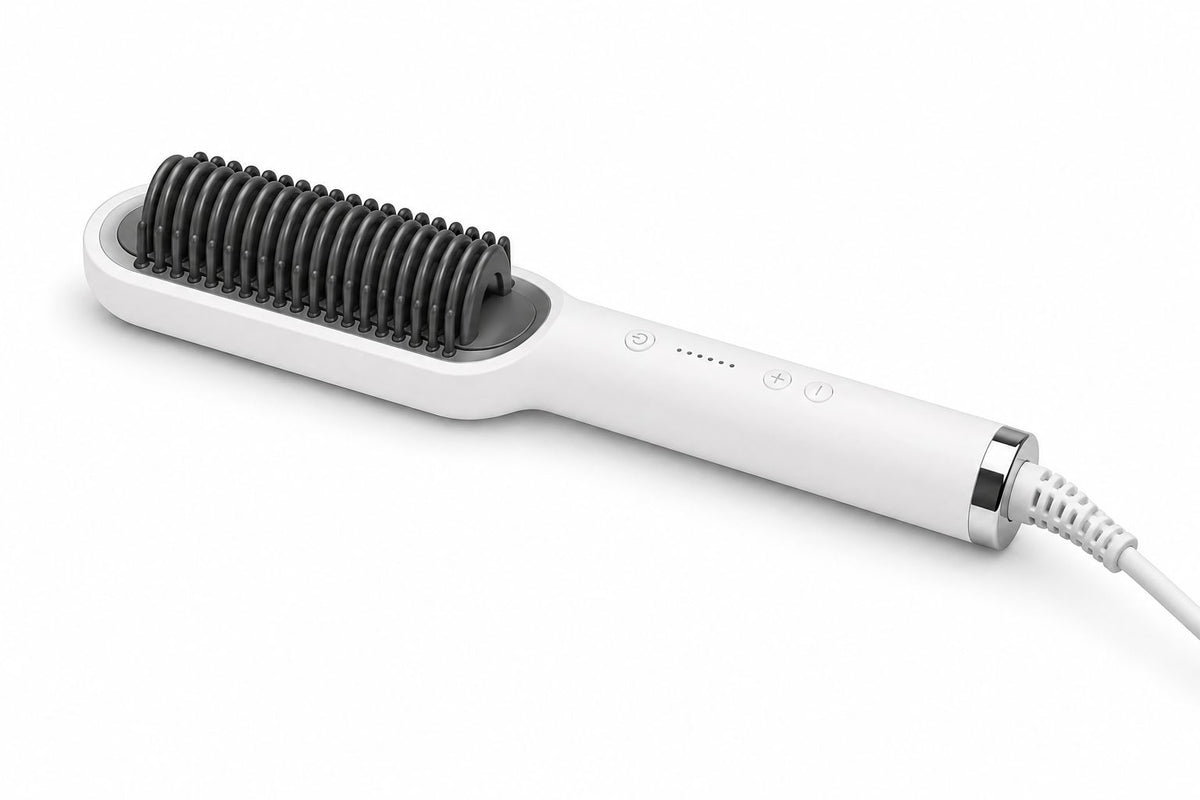 909 Ceramic Hair Straightener Brush