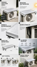 Outdoor AC Sun Shade Cover – Waterproof Window AC Cover