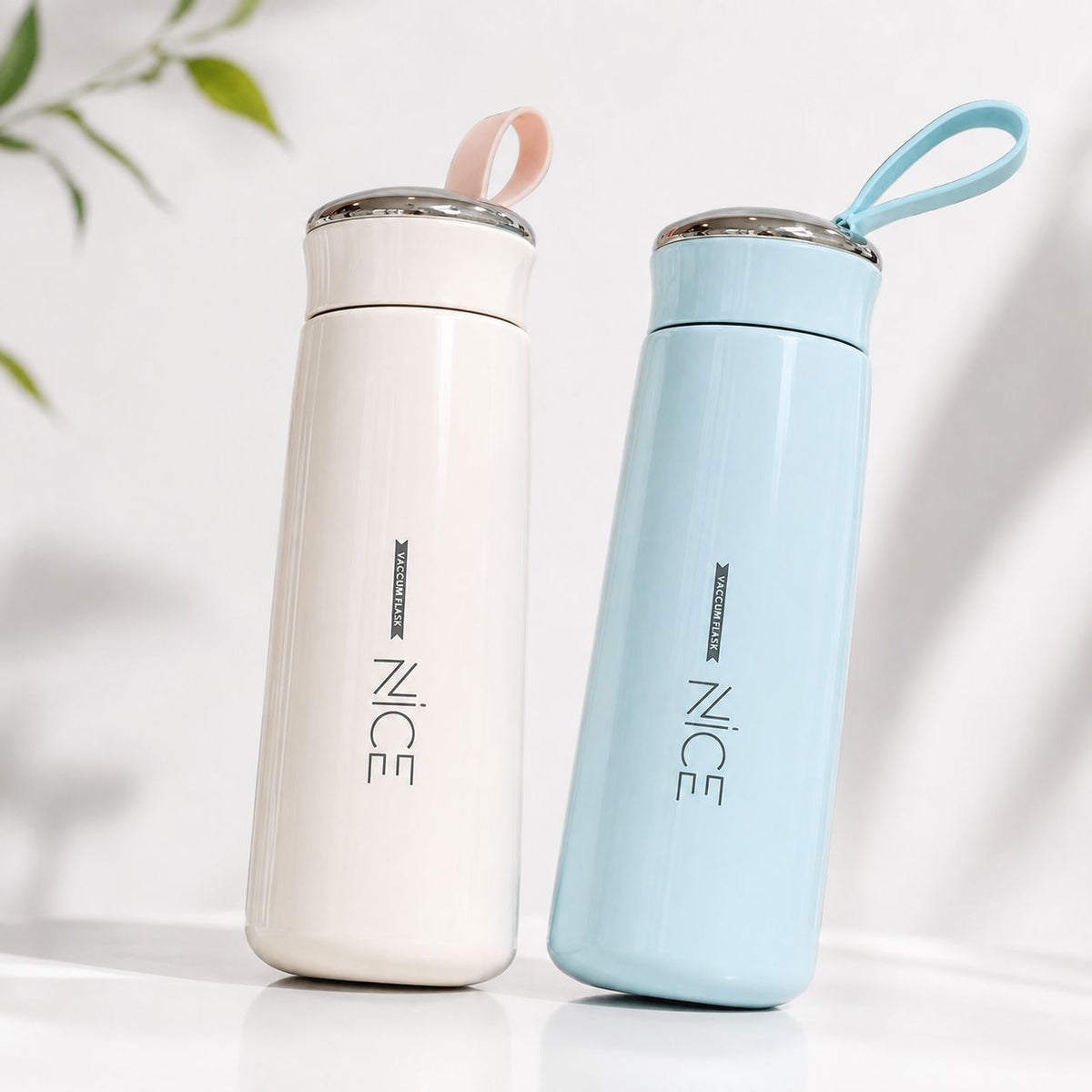 NICE Portable Double-Walled Water Bottle – Vacuum Flask Travel Cup
