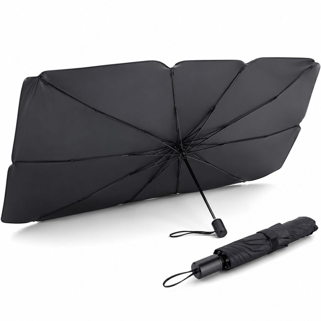 Foldable Car Windshield Sun Shade Umbrella – With Storage Case