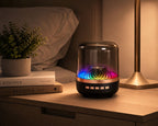 Glass Lava Speaker Lamp – Wireless Bluetooth Speaker with Ambient Light