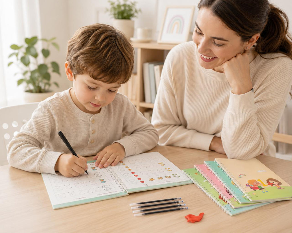 Sank Magic Practice Copybook – Reusable Handwriting Book for Kids