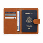 All-in-One Passport & Travel Wallet – PU Leather Card Holder
