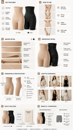 Women's High-Waist Half Body Shaper & Butt Lifter