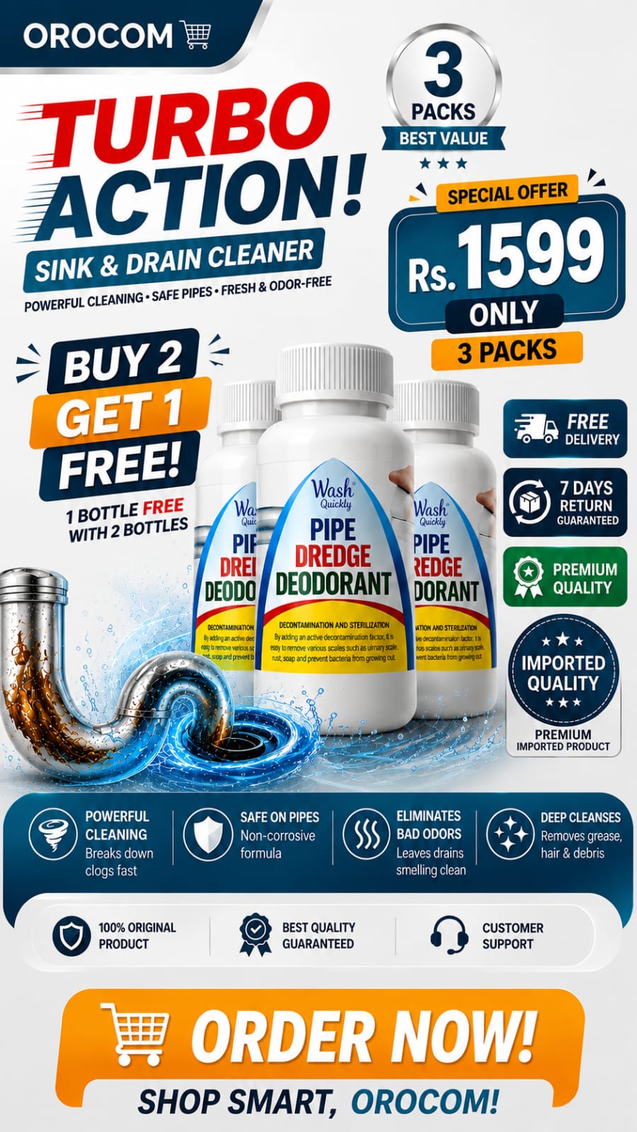 Powerful Sink & Drain Blockage bundle