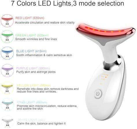 7-Color LED Face & Neck Massager