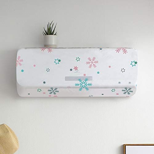 Split AC Dust Cover – Floral Print Protective Cover