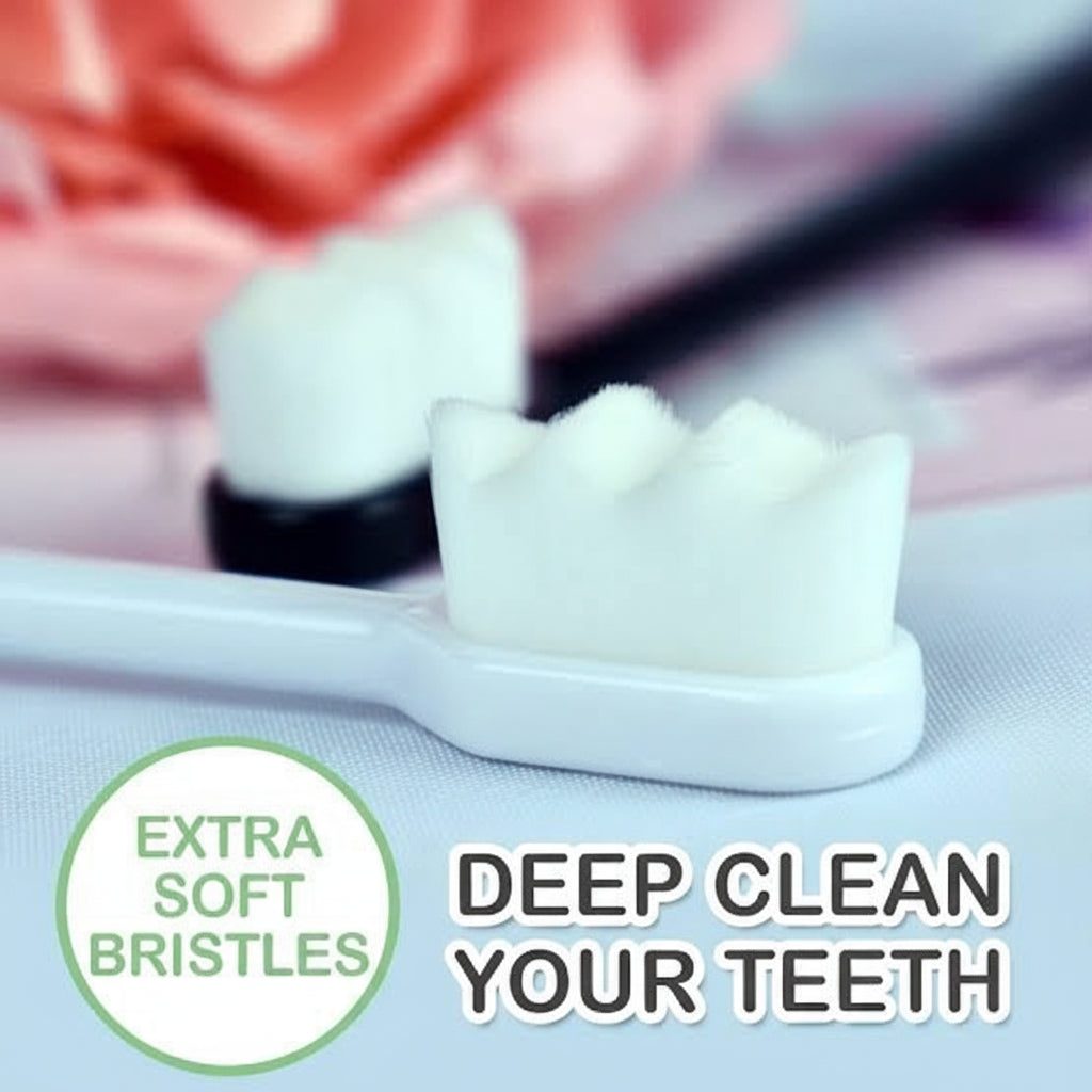 Ultra Soft Nano Bristle Travel Toothbrush