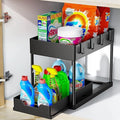 Under Sink Storage Organizer – 2 Tier Multipurpose Rack