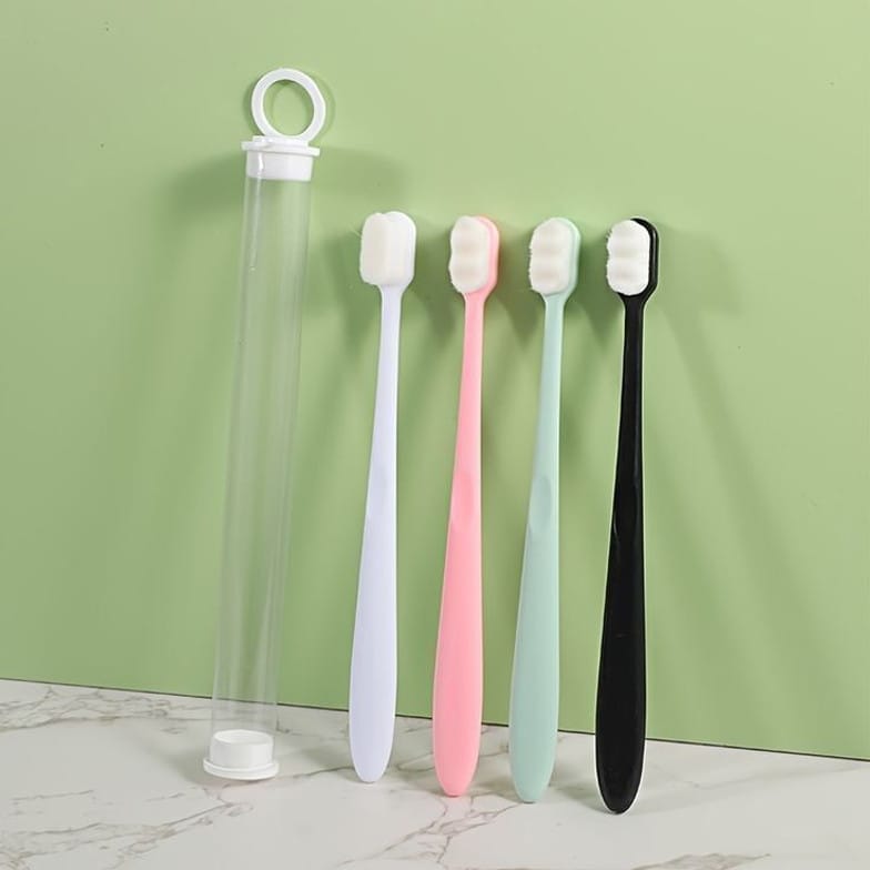 Ultra Soft Nano Bristle Travel Toothbrush