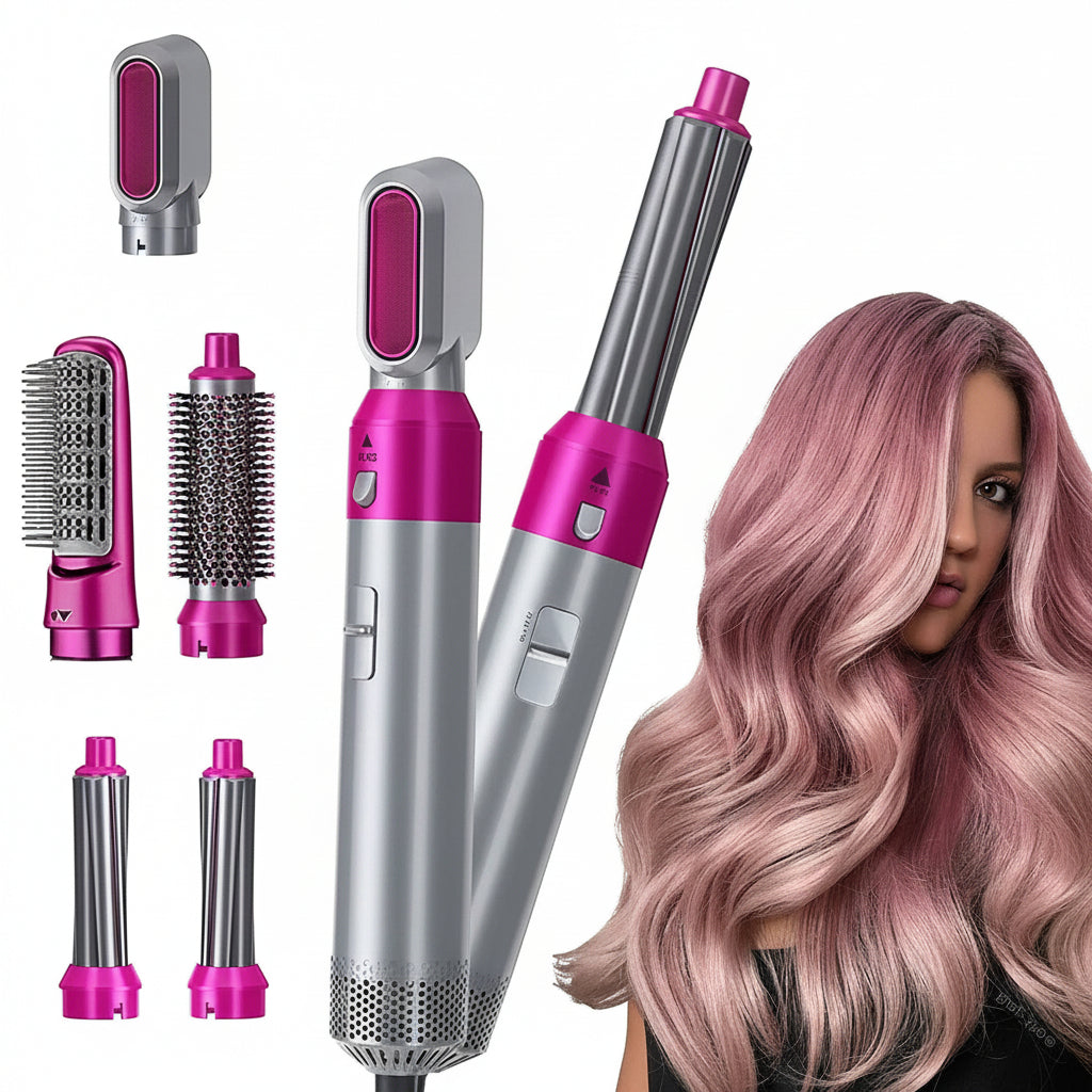 5 in 1 Hot Air Styling Brush Hair Dryer Set