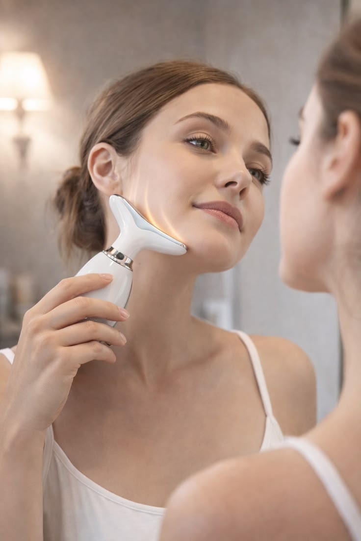 7-Color LED Face & Neck Massager