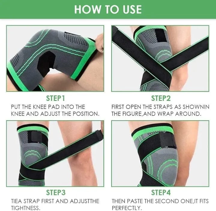 Adjustable Compression Knee Support Sleeve