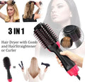 One Step 3 in 1 Hot Air Brush Dryer Straightener
